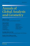 Annals Of Global Analysis And Geometry杂志