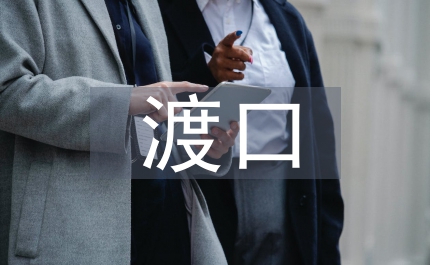 渡口渡船安全整治活动方案