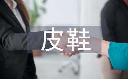 皮鞋生产公司实习报告